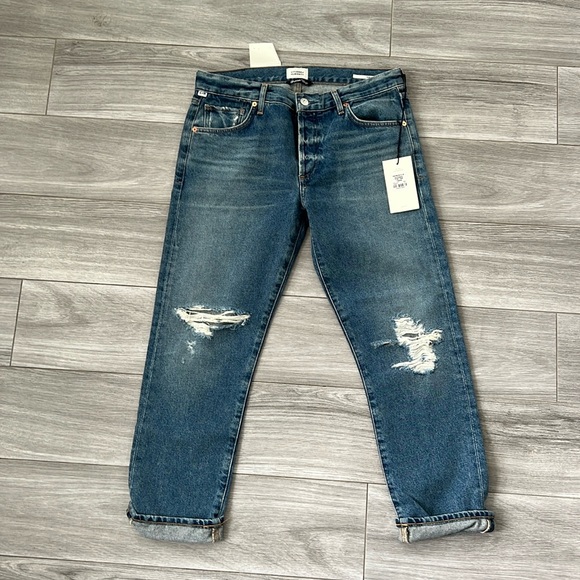 Citizens of Humanity Emerson Slim Fit Boyfriend Jeans Denim - Picture 1 of 7